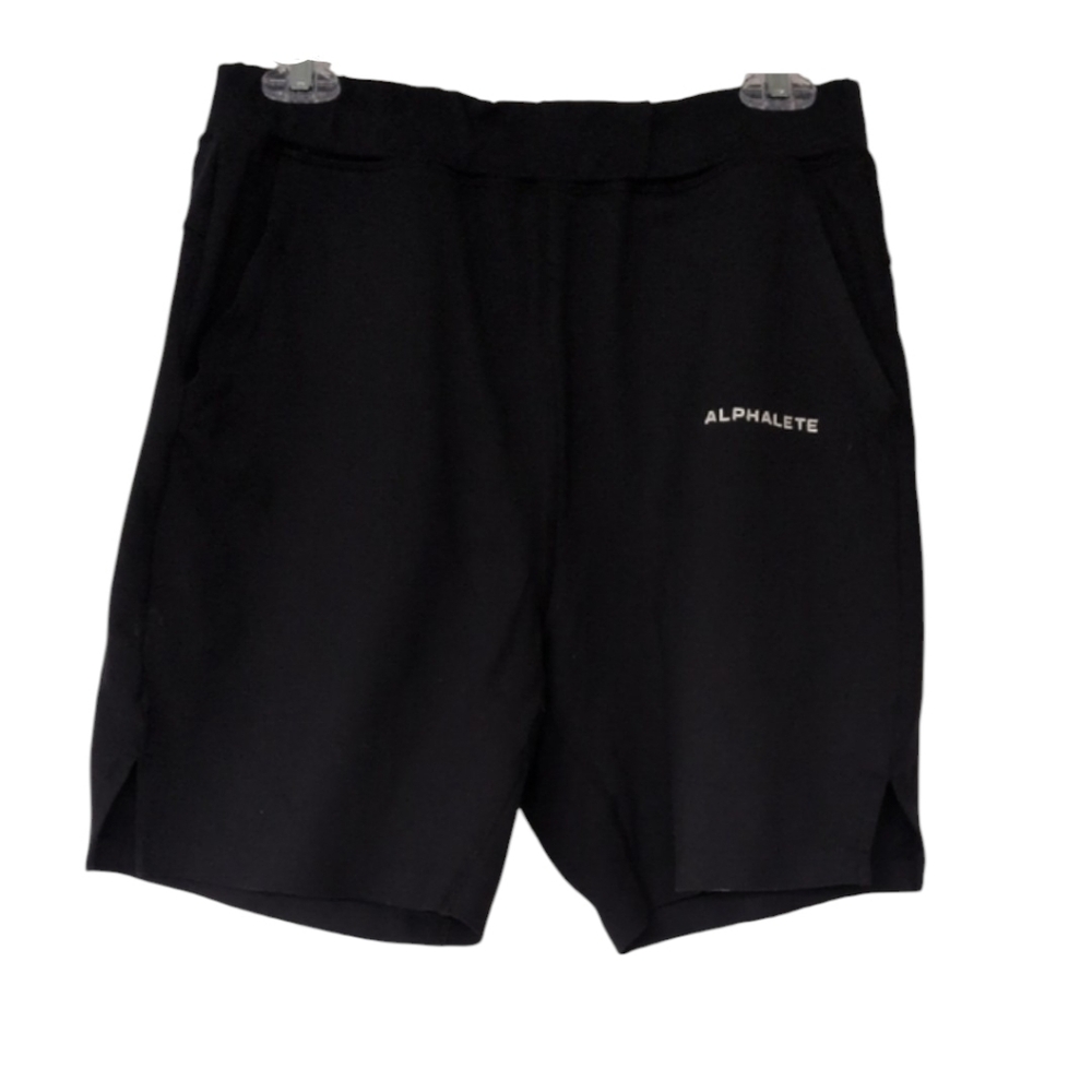 Alphalete Shorts Mens S/XS Activewear With Drawstring Pockets Black